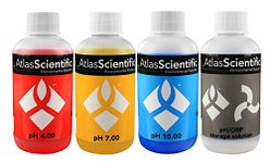 Atlas Scientific pH 4.00, 7.00, 10.00, & Electrode Storage Calibration Solution 4oz (Pack of 4)