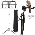 Imaginea notation Music Stand | Notes Sheet Stand | Book Stand | Light weight Lyrics Stand for Borngenio Orchestra Event Portable Adjustable Notation Lyrics Stand (Pack of 1)