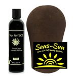 Tan Physics True Color Tanner 8 oz w/FREE Tanning Mitt by Sans-Sun