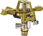 Vinayaka Agro Agricultural Metal Pulsating Brass Impact Drive Sprinkler with Adjustable for Lawn and Garden - Set of 1