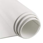 Foam Insulation Neoprene Sheets with Adhesive,Multi-Function Soundproof Large Marine Closed Cell Neoprene Rubber Roll (W：12 Inch T:1/8 Inch L:59 Inch,White)