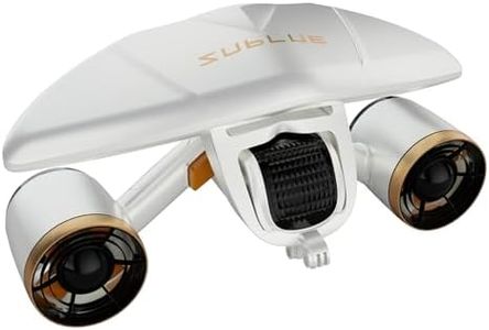 Mix Pro Dual Motor Underwater Scooter - 3 Speed Modes, 60 Min Runtime, 131ft Depth with Camera Mount & Low Battery Alarm for Pool, Diving, Snorkeling - Water Scooter for Adults (MixPro White-2026)