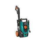 Sulfar Power Action High Pressure Washer 1400W| 100% Pure Copper Motor|Pressure-100 Bar, Max Flow-390 l/h, Working Radius +9m, Spray Gun with Extension Rod, Hose Pipe (PW1700, Green)