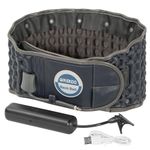 GINEKOO Decompression Back Belt with Electric Pump for Lumbar Support and Lower Back Pain Relief, Back Reliever Inflatable Back Brace for Men Women Fits 29-49 Waist, Blue