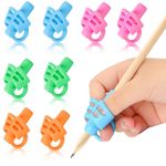 SANNIX 8 Pack Pencil Kids Grips for Kids Handwriting, Pencil Holder Grip Posture Correction Training Pen Writing Aid Tool for Kids Preschools PKidsosture Correction Training Elementary Teaching Tools