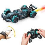 TONIRY Remote Control Smoke Car with LED Lights for Kids 1:14 Fog Stunt Drift Rc Car High Speed Racer Remote Control Toys 25 KM/H 2.4Ghz 360� Rotation Fast Stunt Toy Car