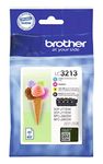 Brother LC3213 Value Pack - 4-pack - black, yellow, cyan, magenta - original - ink cartridge - for Brother DCP-J772DW, DCP-J774DW, MFC-J890DN, MFC-J890DW, MFC-J890DWN, MFC-J895DW