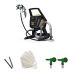 WAGNER Airless ControlPro 250R Paint Sprayer for interior and exterior wood, metal, wall and ceiling paints, covers 15 m² in 2 min, 110 bar, adjustable spray pressure, 9 m hose