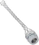 Leviton L7503 1/2-Inch, Straight, Male, Steel Body, Wide-Range Strain-Relief.400.540 Cord Range