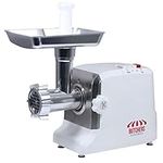 Butchers Sundries Heavy Duty Electric Meat Mincer Grinder and Sausage Maker | Includes 3 Sausage Making Attachments | 3 Heavy Duty Cutting Plates and Food Pusher