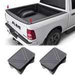 Bed Rail Stake Pocket Covers Compatible with Ram 1500 2500 2019-2023, Rear Truck Tonneau Covers Stake Holes Caps Plugs Car Accessories (Set of 2)