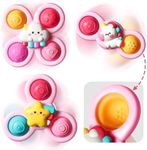 ALASOU 3PCS Pop Suction Cup Spinner