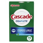 Cascade Complete Powder Allin1 Dishwasher Detergent, Fresh, 75 oz