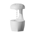 800ML Anti Gravity Cool Mist Humidifiers, 28.16OZ Hovering Water Droplet Backflow Creative Humidifier, Portable Quiet Desktop Air Humidifier with Night Light (White)