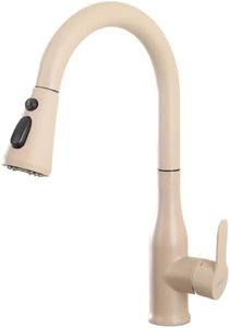 ONECE Rubinetto Cucina Farina D'avena con Doccetta Estraibile a 3 Modalità, Miscelatore Monocomando Cucina Lavello Girevole a 360°, Rubinetti Cucina Estensibile, Acciaio Inox 304, Acqua Fredda e Calda
