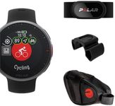 Polar Vantage V2, Polar H10, Bike Mount and Exclusive Saddle Bag - Premium Multisport Smartwatch with GPS, Wrist-Based Heart Rate Monitor - Music Controls, Weather - Cycling Bundle