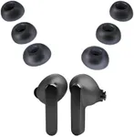 kwmobile 6X Replacement Ear Tips Compatible with JBL Live Pro 2 TWS - Set of Silicone Eartips for Earbuds Headphones