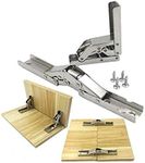 90 Degree Folding Door/Shelf Hinge Hidden Bracket Table Holder Furniture Parts(2pc)
