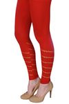 Plus Size Bottom Printed Ankle Length Leggings for Women