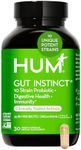 HUM Gut Instinct (30-Day Supply) - Daily Probiotics for Digestive Health for Women and Men - Lactobacillus + Bifidobacterium Strains for Bloating, Immune Support + Healthy Gut Diversity