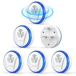 Ultrasonic Pest Repeller Plug-in, Electronic Pest Control for Indoor Use, Repels Mice, Roaches, Mosquitoes & Spiders, Safe for Human & Pets Non-Toxic Pest Control for House & Warehouse (6 Pack)