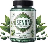 Natural Senna Leaves Caplets 500mg - 100 Count | Constipation Relief for Adults | Senna Tea Laxative | Natural Laxatives for Constipation