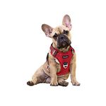 Funfox Dog Harness No Pull Pet Harness, Adjustable Dog Vest for Easy Walking, Breathable Oxford Material, Reflective Strips with Metal Front Clip for Control Small Medium Large Breed Dogs