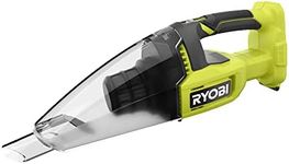 RYOBI 18 V ONE+ Cordless Handheld Vacuum Cleaner RHV18-0 (up to 1,450 l/min Airflow, 600 ml Dust Container, 34 Air Watts, Lockable Switch for Continuous Operation, Without Battery & Charger), Green