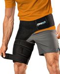 ODOFIT Unique Support Brace Groin Hip Quadricep Thigh Wrap - Pulled Hamstring Compression Sleeve Men Women - Sciatica Nerve Pain Relief- Injury Strap Pulled Muscle Strain