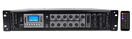 Rockville RCS350-6 350 Watt 6 Zone 70V Commercial/Restaurant Amplifier/Bluetooth