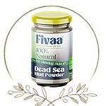 Fivaa Dead Sea Mud | Natural &Organic Skin Clay| Face, Hair & Body pack| Removes dead skin, Reduces pores and dandruff |Soft and Glowing skin|200 gm