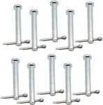 HAKATOP 4 Pack 1687404K Snowthrower Shear Pin Kit Fits John Deere 928E 1130SE 1332PE