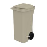 Safco Products 9926TN Plastic Step-On Trash Can for Hands-Free Disposal, Great for Home/Commercial Use, 32 Gallon