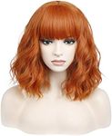 incohair 14 Inches Dark Orange Wig 