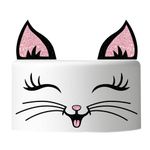 Cat cake decoration, including cat ears, eyes, nose, beard, suitable for the cat-themed party cake decoration