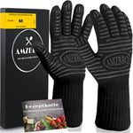 AMZBBQ Barbecue Gloves / Oven Mitts, Heat Resistant Up To 500 Degrees, Various Sizes