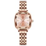 NIBOSI Women Watches Analogue Wrist Watches for Women's & Girls&Miss&Ladies Rose Gold Dial and Band Stainless Steel Watch with Stylish Diamond Studded Watches