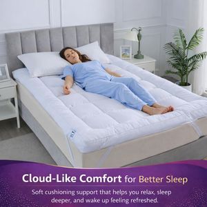 Microfibre Mattress Topper – Small Single Bed, Soft Quilted