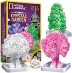 National Geographic Craft Kits for Kids - Crystal Growing Kit, Educational Craft Kit with Art Supplies, Geode Specimen, and STEM Learning Guide, Arts and Crafts for Girls & Boys