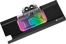 Corsair Hydro X Series, XG7 RGB 20-SERIES GPU Water Block for NVIDIA GeForce RTX 2080 Founders Edition (Precision Construction, Aluminium Backplate, Flow Indicator, Customisable RGB Lighting), Black