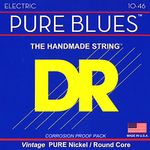 DR Strings Pure Blues Nickel Wrap Round Core 10-46