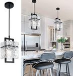 Black Crystal Pendant Light for Kit