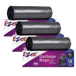 Ezee Garbage Trash Bag for Dustbin | 45 Pcs | Large 24 X 32 Inches | 15 Pcs x Pack of 3