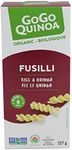 GoGo Quinoa Pasta Rice & Quinoa Fusilli | Organic | Gluten-Free | Non-GMO | Vegan | Made in Canada | Corn-Free, Dairy-Free, Egg-Free, Soy-Free | 227g