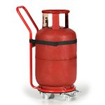 A-Rock Rambo Red Gas Cylinder Trolley with Handle
