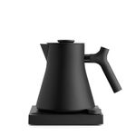 Fellow Corvo EKG Pro Electric Tea Kettle - Quick Heating, Precise Temperature Control, Scheduling, Built-in Brew Timer - Matte Black - 0.9 Liter, UK