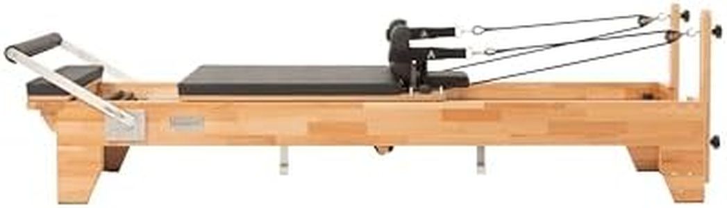 Pilates Reformer Machine – Beginner-Friendly Home & Studio Reformer with Comfortable Padding & Adjustable Resistance – Ideal for New Users