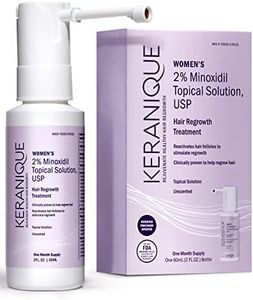 Keranique Hair Regrowth Treatment for Women - 2% Minoxidil for Hair Growth & Thickening - Topical Solution Scalp Treatment for Hair Loss & Thinning w/ Precision Spray Applicator - 2 Fl Oz