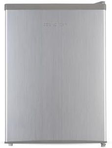 Cookology MFR67SS Small Table Top Mini Fridge in Silver - 67 Litre Capacity - For Counter Tops - Reversible Door - Adjustable Temperature Control & Legs - With Chiller Box