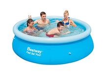 Bestway 8ft Fast Set Pool | Inflatable Family Swimming Pool, Outdoor Kids Pool